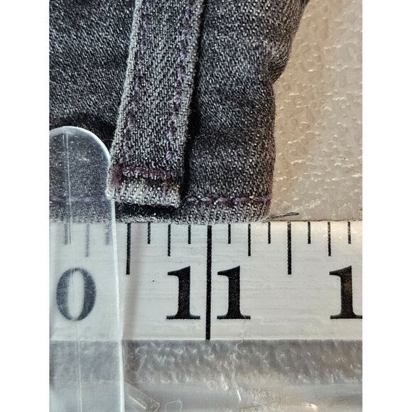 Levi's Womens 24 Black High Rise Super Skinny Ankle Jeans with Studded Ankle NWT - Picture 11 of 15